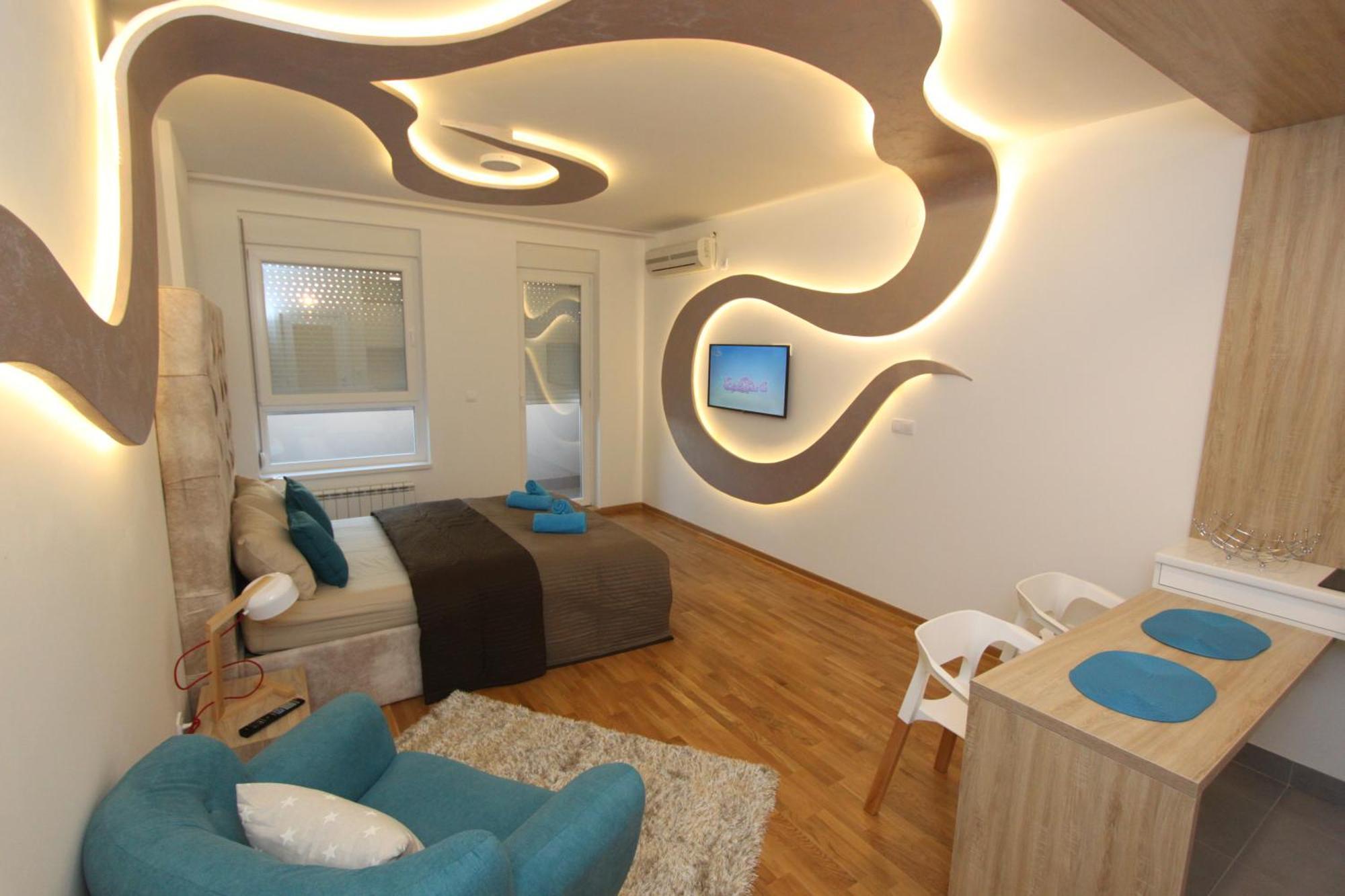 Riviera New Belgrade Apartment, Parking 5 Eur Per Day Eksteriør bilde