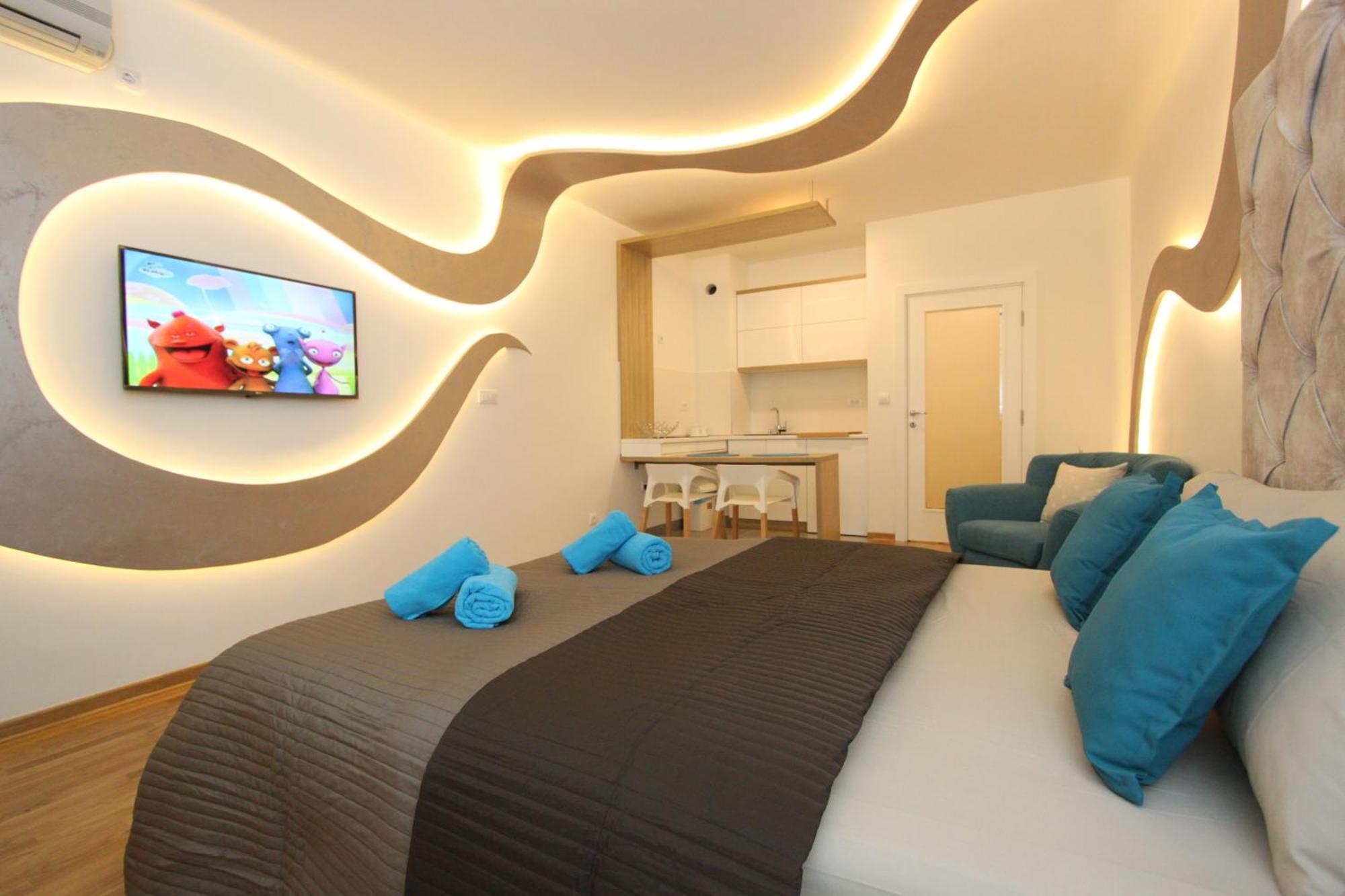 Riviera New Belgrade Apartment, Parking 5 Eur Per Day Eksteriør bilde