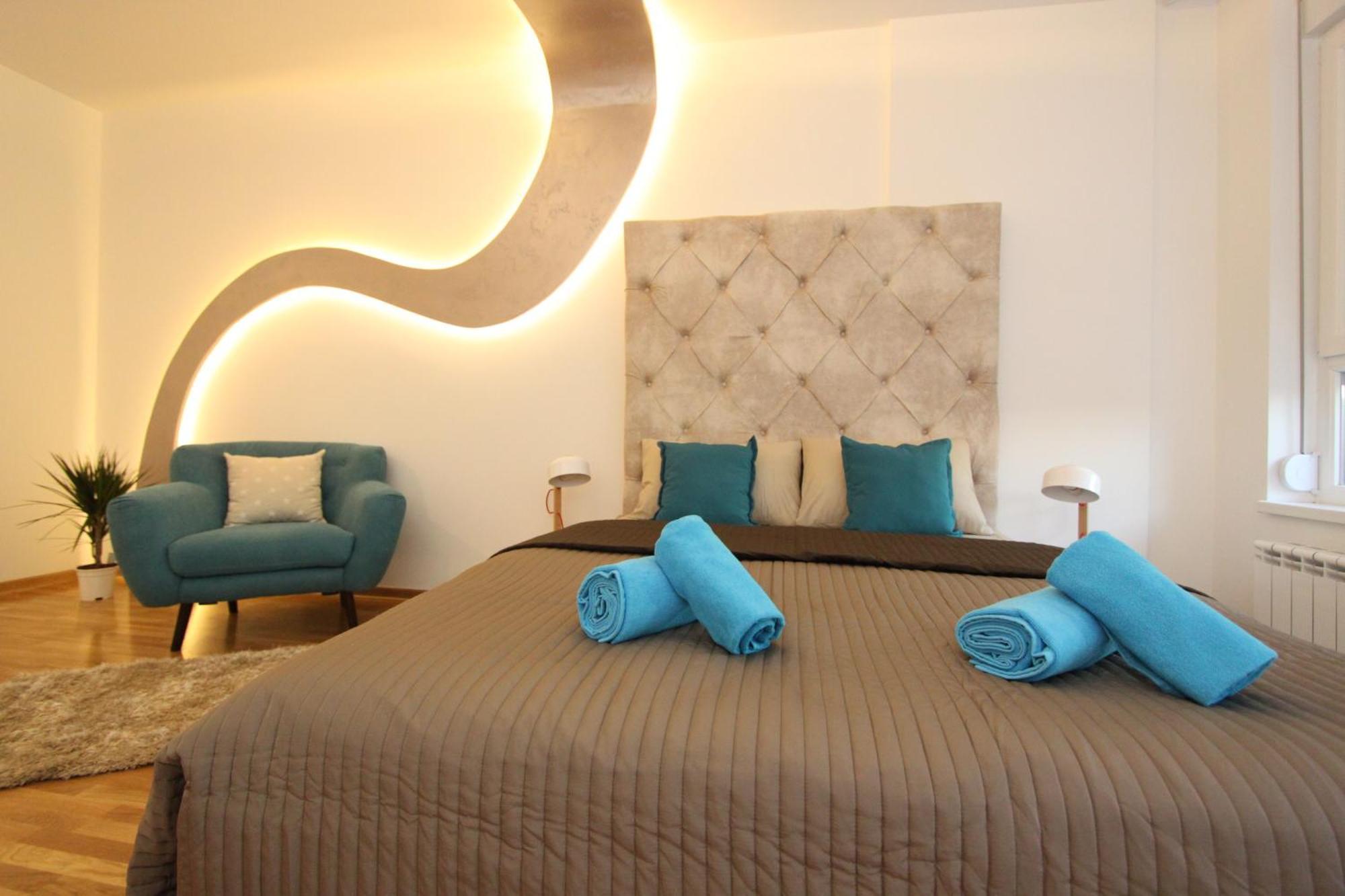 Riviera New Belgrade Apartment, Parking 5 Eur Per Day Eksteriør bilde